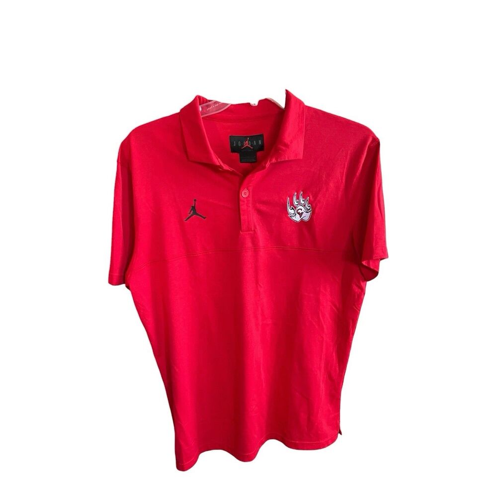Nike Air Jordan Mens Cincinnati Bearcats Dri Fit Victory Polo Shirt Size Large